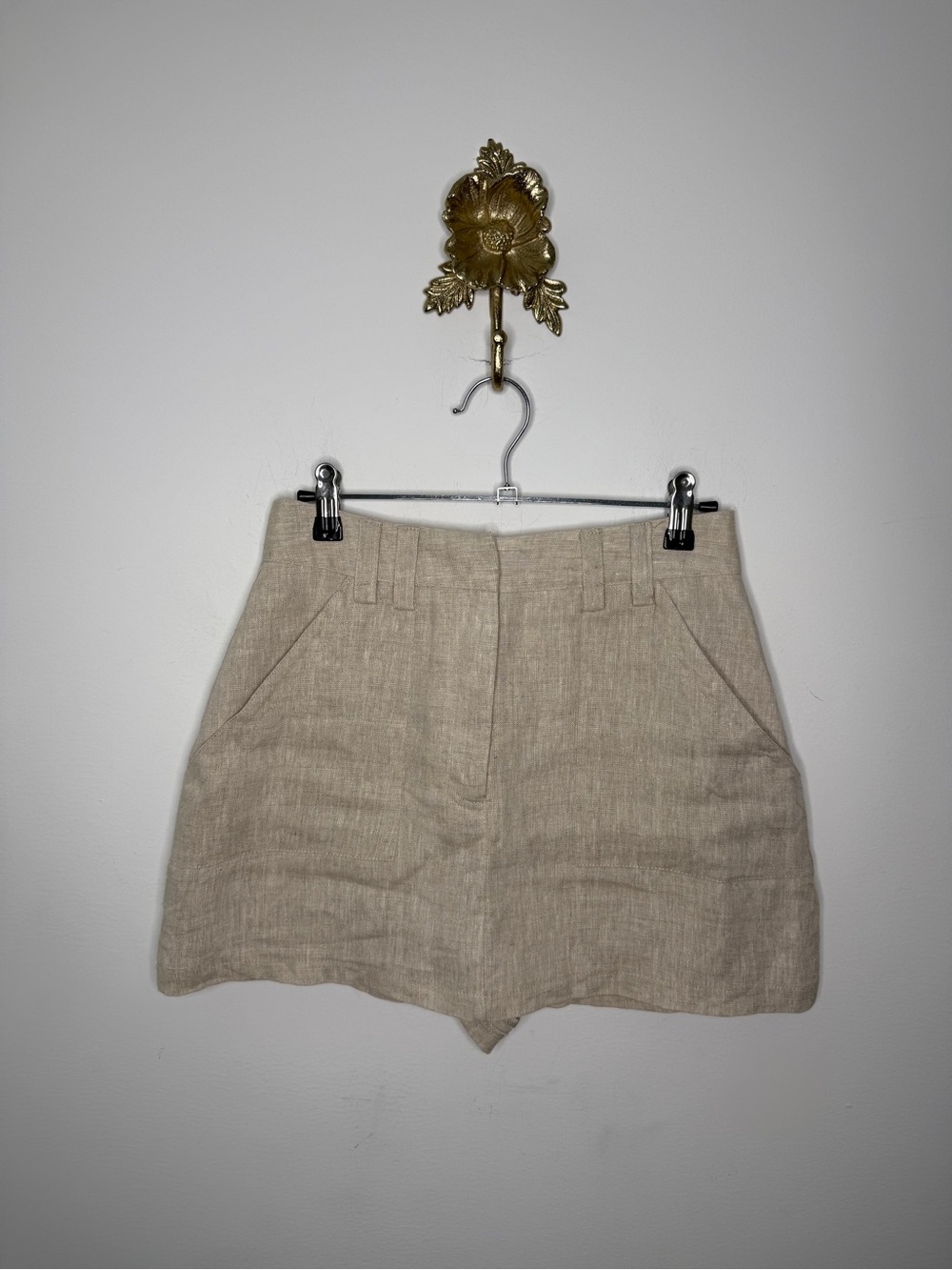 DISSH Eva Natural Linen Skort Size US 4